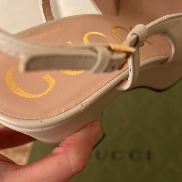 Authentic GUCCI Baby Leather Bit Slingback Pump - Picture 8 of 15